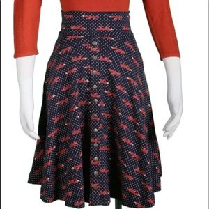 Effie’s Heart Fox Print Skirt